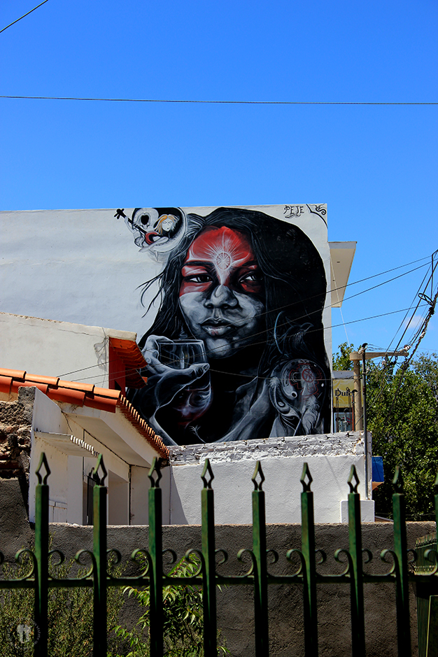 Arte urbano en Cafayate