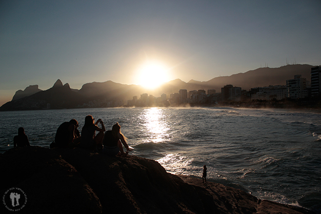 Atardecer en Río de Janeiro desde Ponta do Arpoador