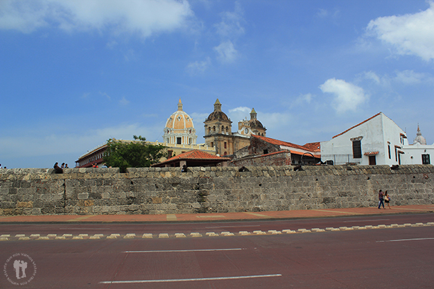 Exterior de la muralla de Cartagena