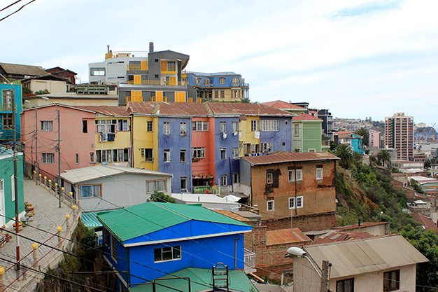 Casas coloridas de Valparaíso