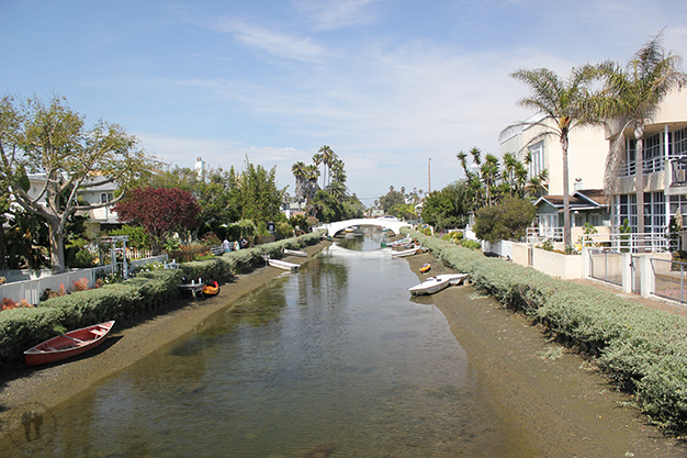 Casas y canales de Venice