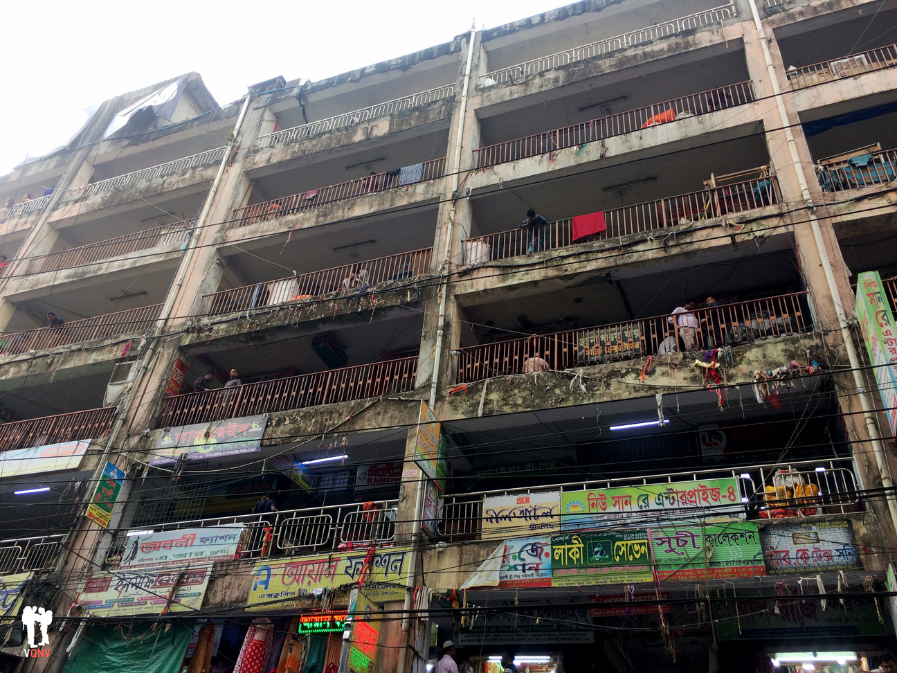 Centro comercial en Old Dhaka
