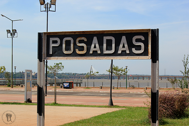 Posadas, al otro lado del río la ciudad de Encarnación en Paraguay