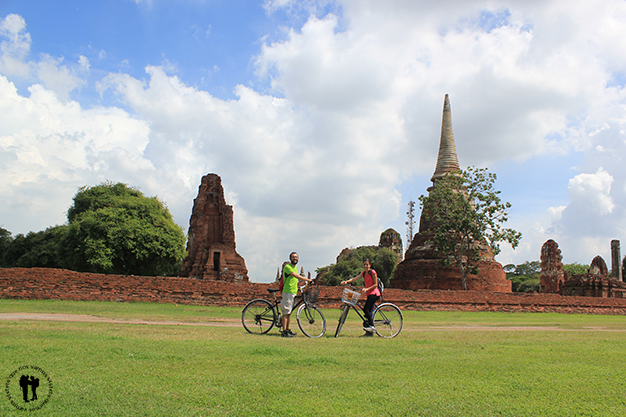 Visitando Ayutthaya en bicicleta