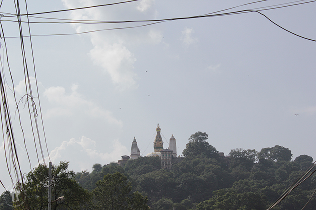 A lo lejos, Swayambhunath