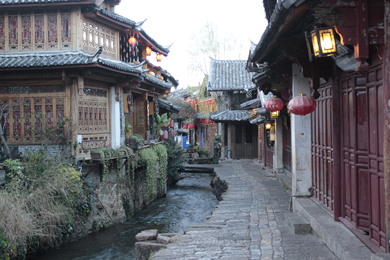 Lijiang a primera hora de la mañana