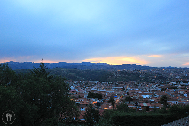 Vistas de Sucre desde el barrio de La Recoleta