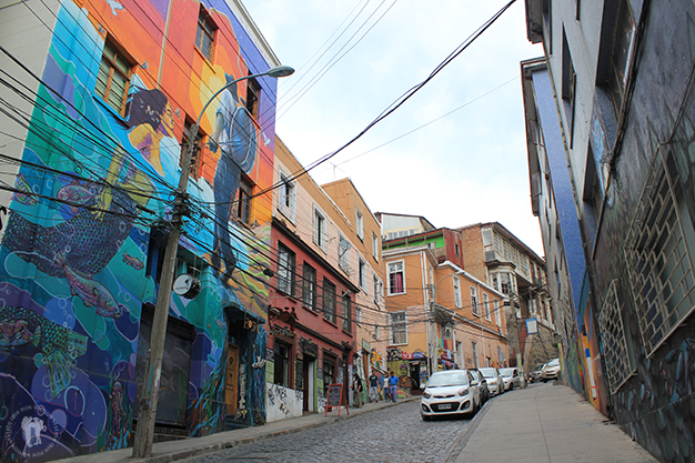 Murales y Graffitis en las calles de Valparaiso
