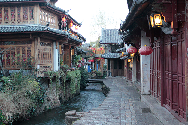 Lijiang a primera hora de la mañana