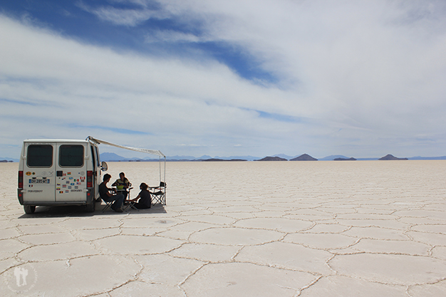 Almuerzo en el salar