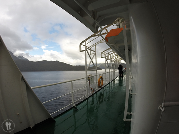 Días en el barco algo lluviosos