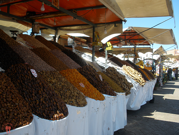 Puestos en la plaza