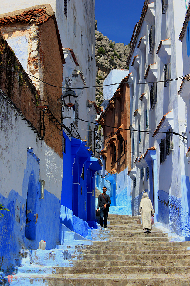 Calles de la medina de Chefchaouen