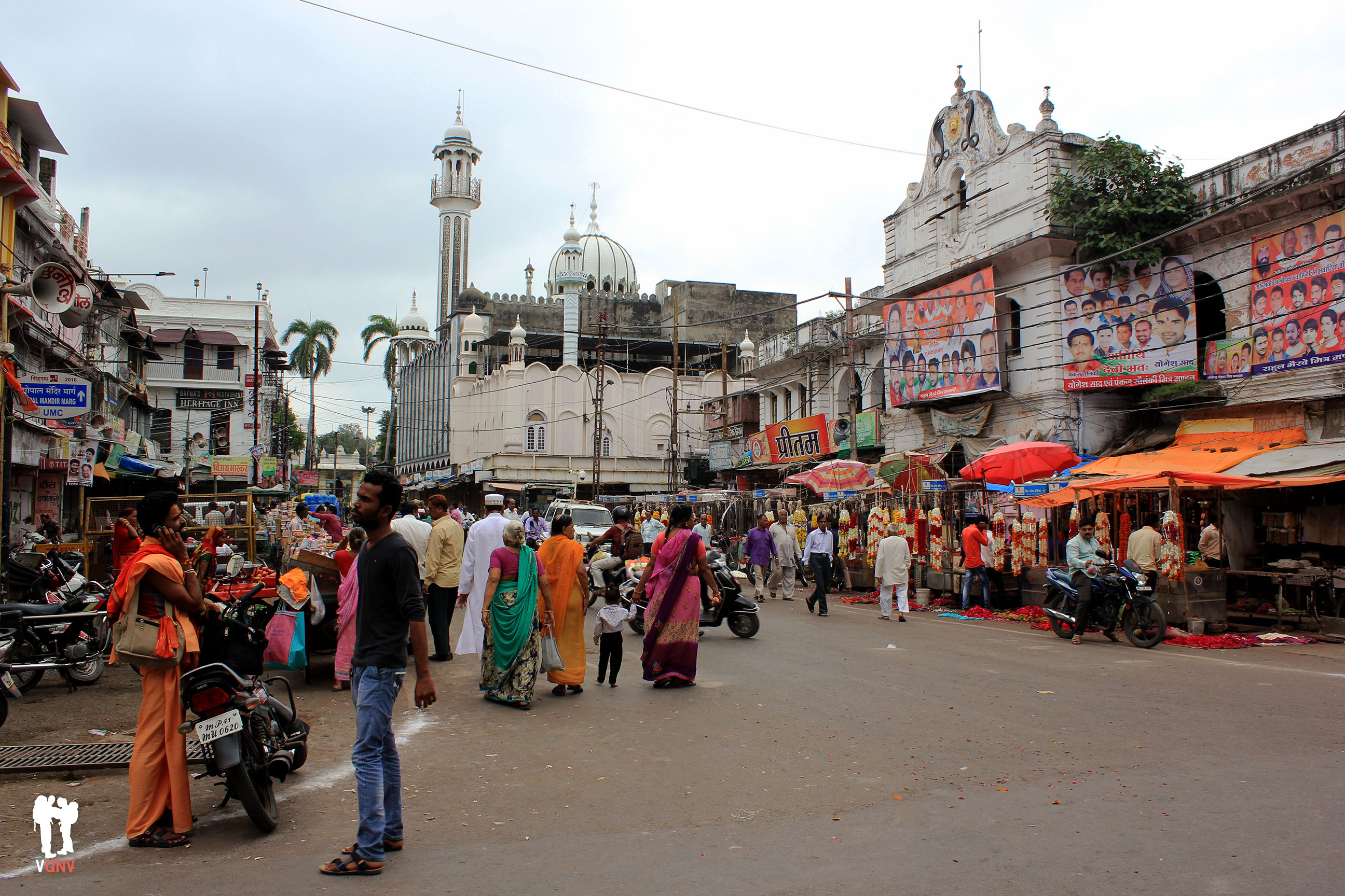 Calle en Ujjain