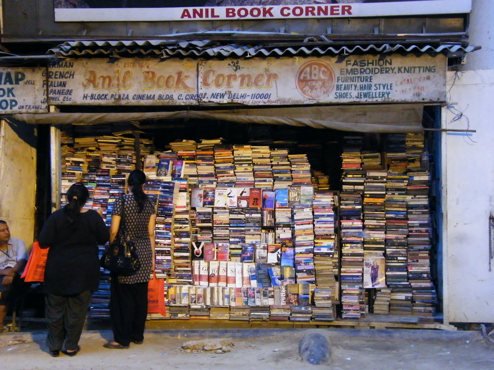 Libreria en Delhi