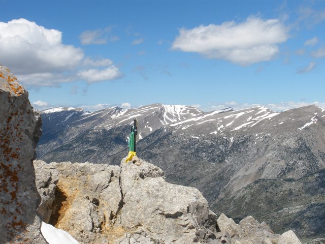 Pollegó Superior con vistas a la Sierra del Cadí-Moixeró