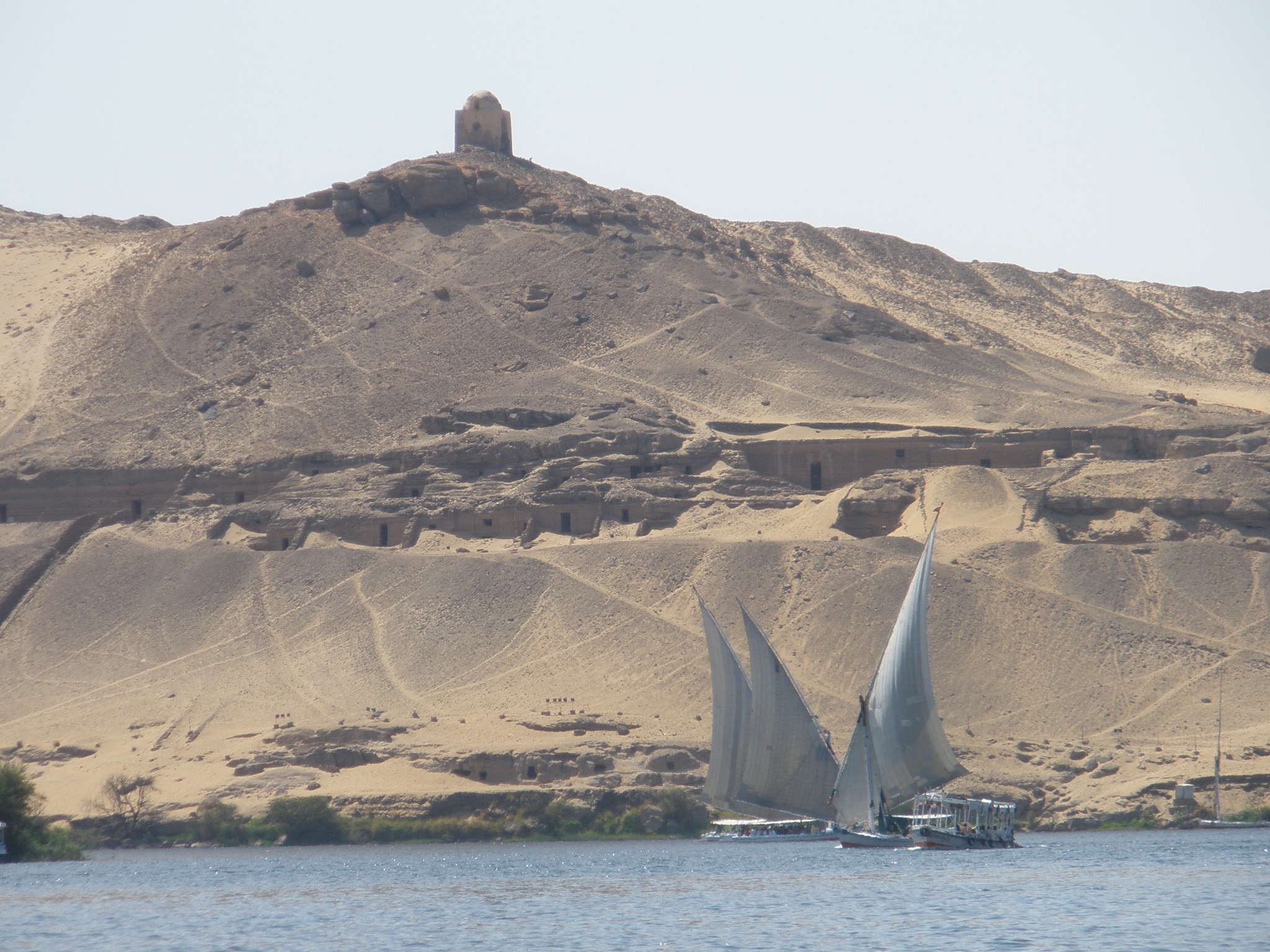 Falucas en Aswan