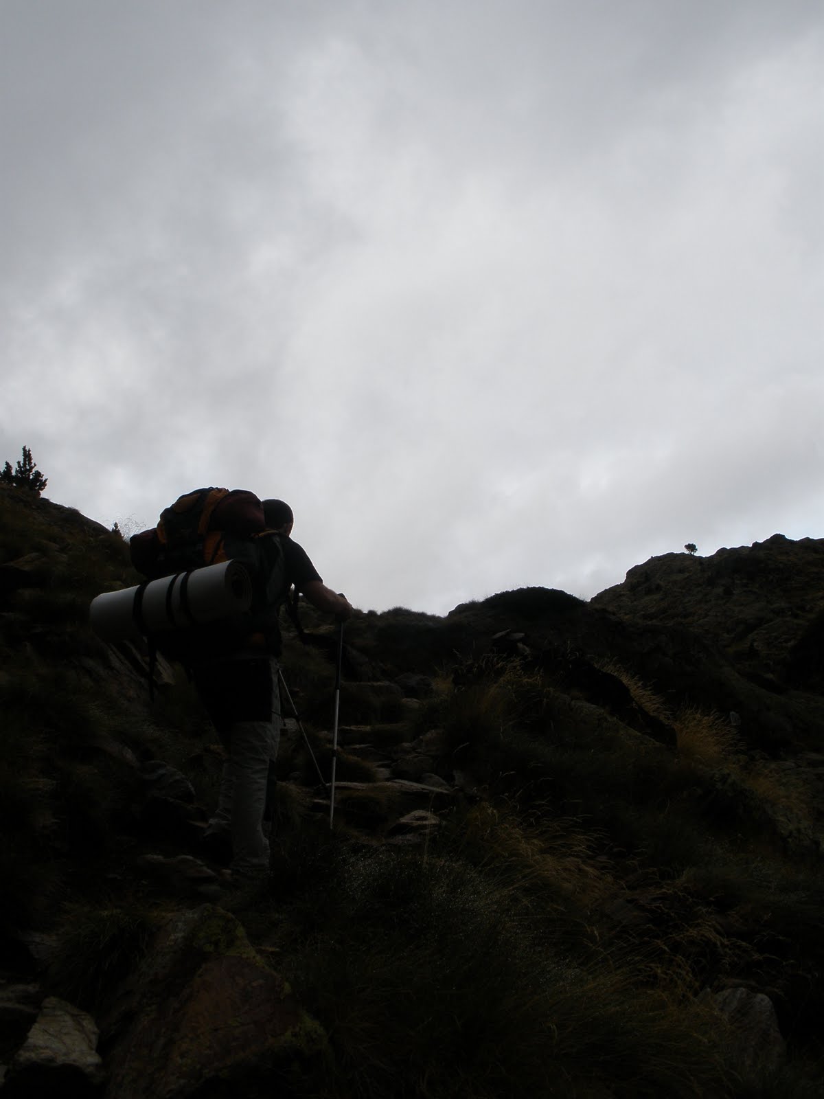 Subiendo por el barranco de Sotllo