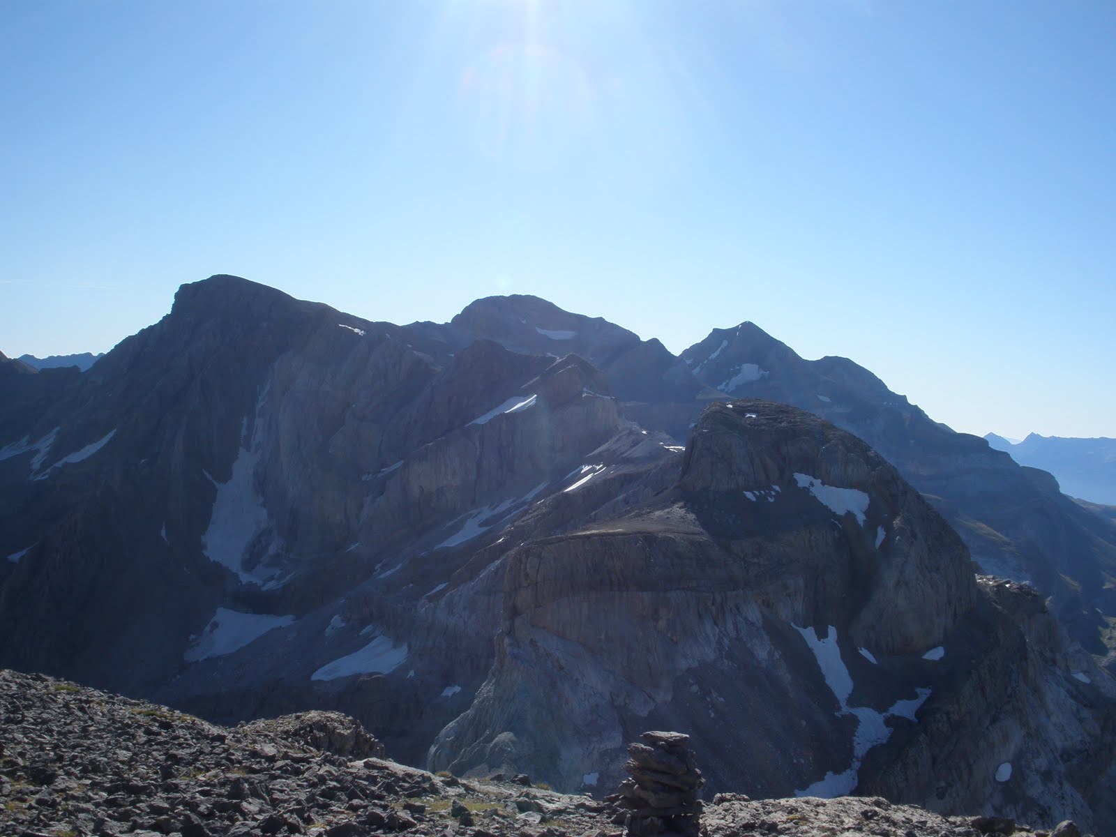 Vistas desde la cima del Casco de Marboré