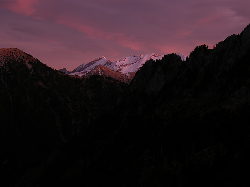 Atardecer desde el refugio III