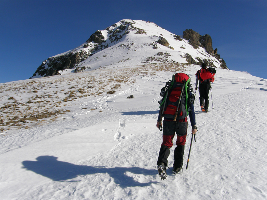 Llegando a la cima